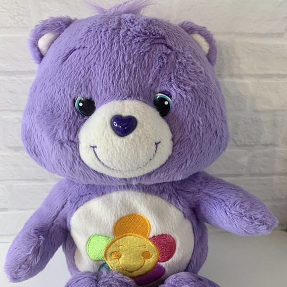 Care Bears American Greetings 2012 Harmony Purple 13” Bear Plush - Picture 2 of 7